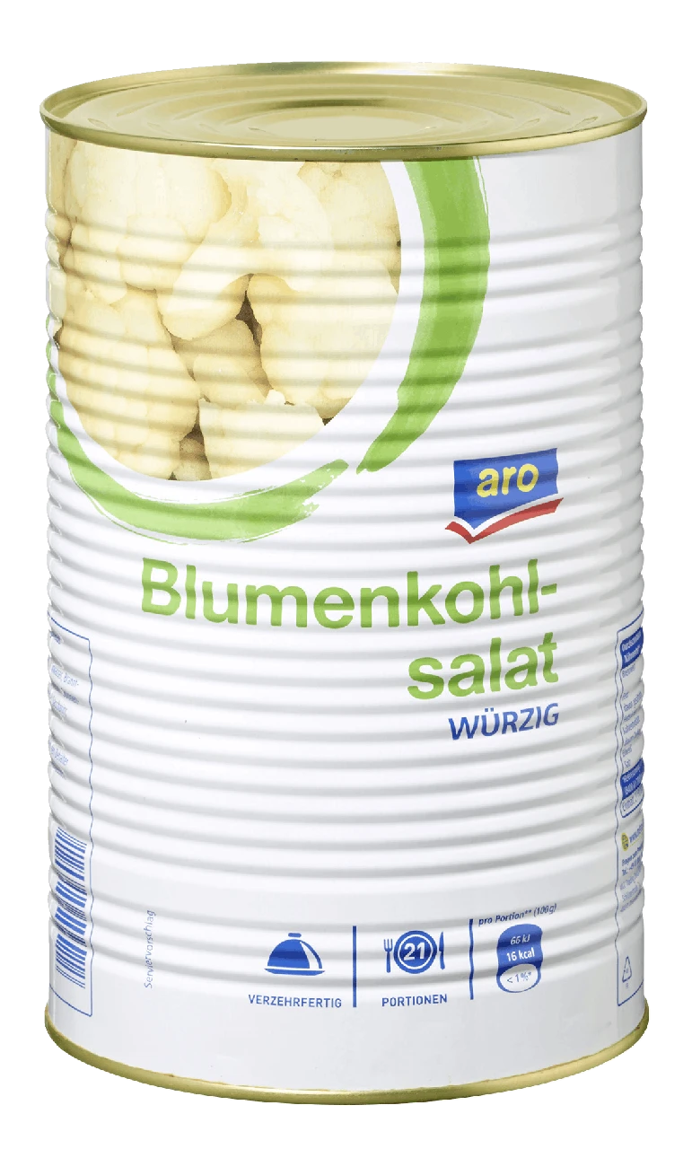 Aro Blumenkohlsalat Würzig (4,25 L) 3 Aro Blumenkohlsalat Würzig (4,25 L)