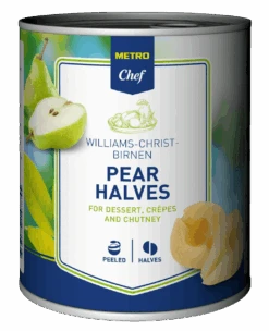 METRO Chef Birnen, Halbe Frucht In Fruchtsaft (850 Ml) -Knorr Store 194599c1 03bf 4c77 b6ed a32e3a1e910a 1