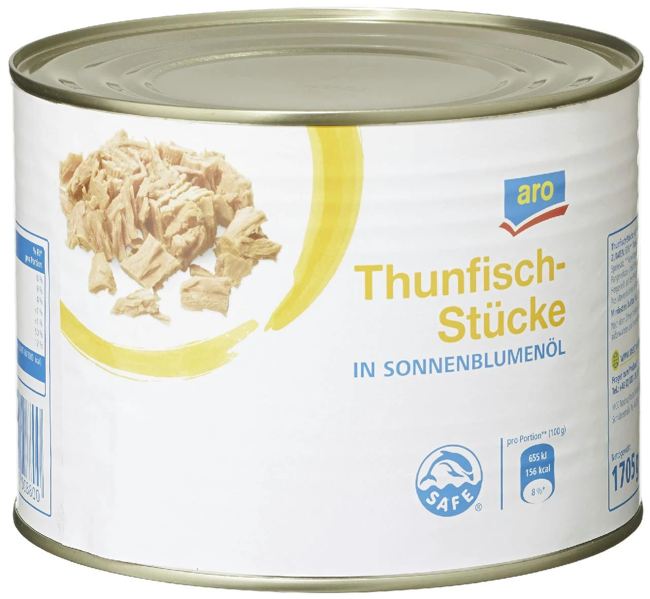 Aro Thunfisch Stücke In Sonnenblumenöl (1,71 Kg) 3 Aro Thunfisch Stücke In Sonnenblumenöl (1,71 Kg)