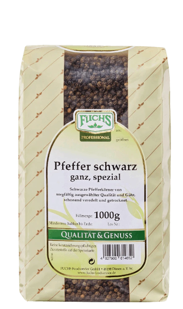 Fuchs Pfeffer Schwarz Ganz (500g) 5 Fuchs Pfeffer Schwarz Ganz (500g) – Bild 3