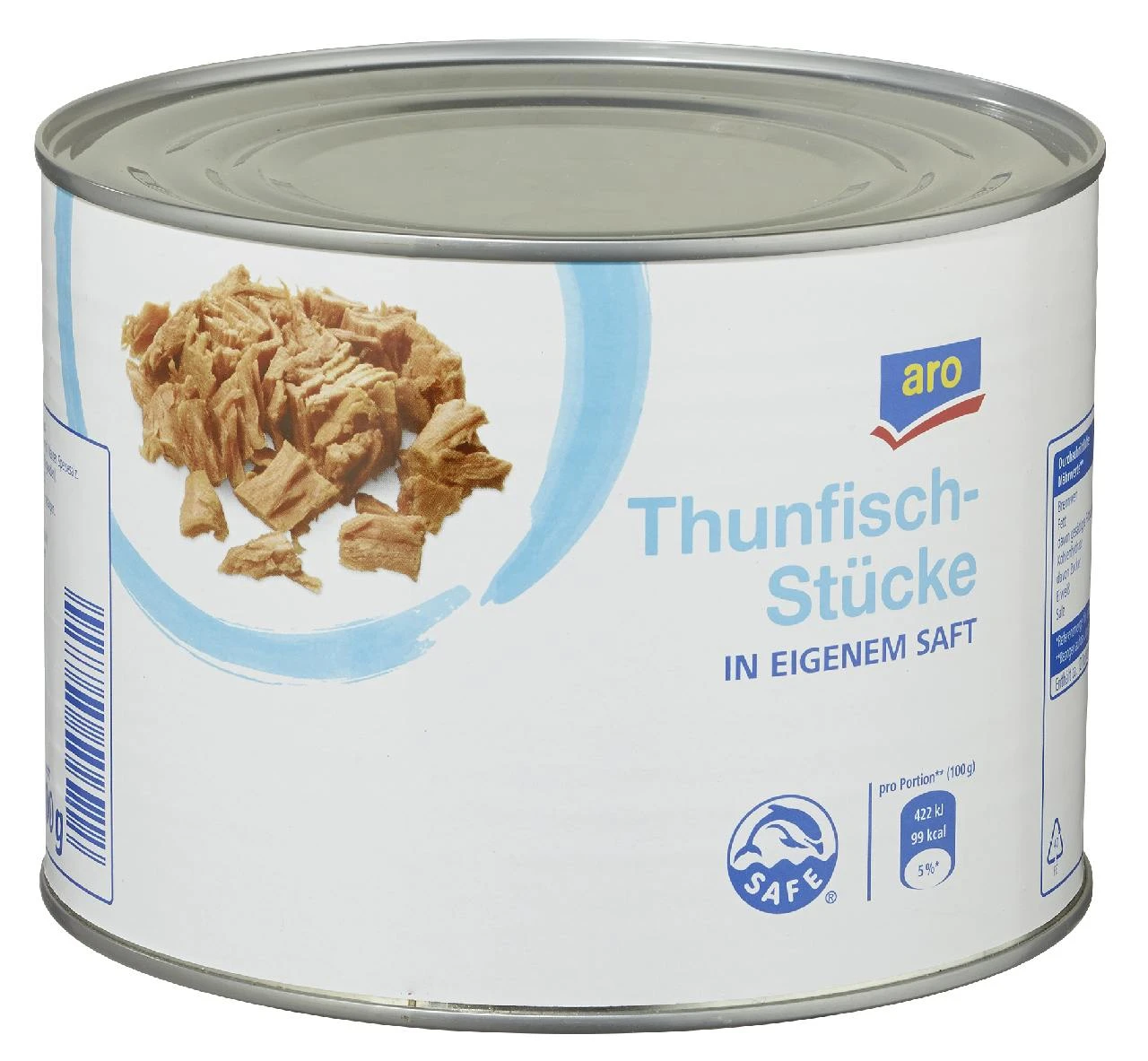 Aro Thunfischstücke In Eigenem Saft Und Aufguss (185 G) 4 Aro Thunfischstücke In Eigenem Saft Und Aufguss (185 G) – Bild 2