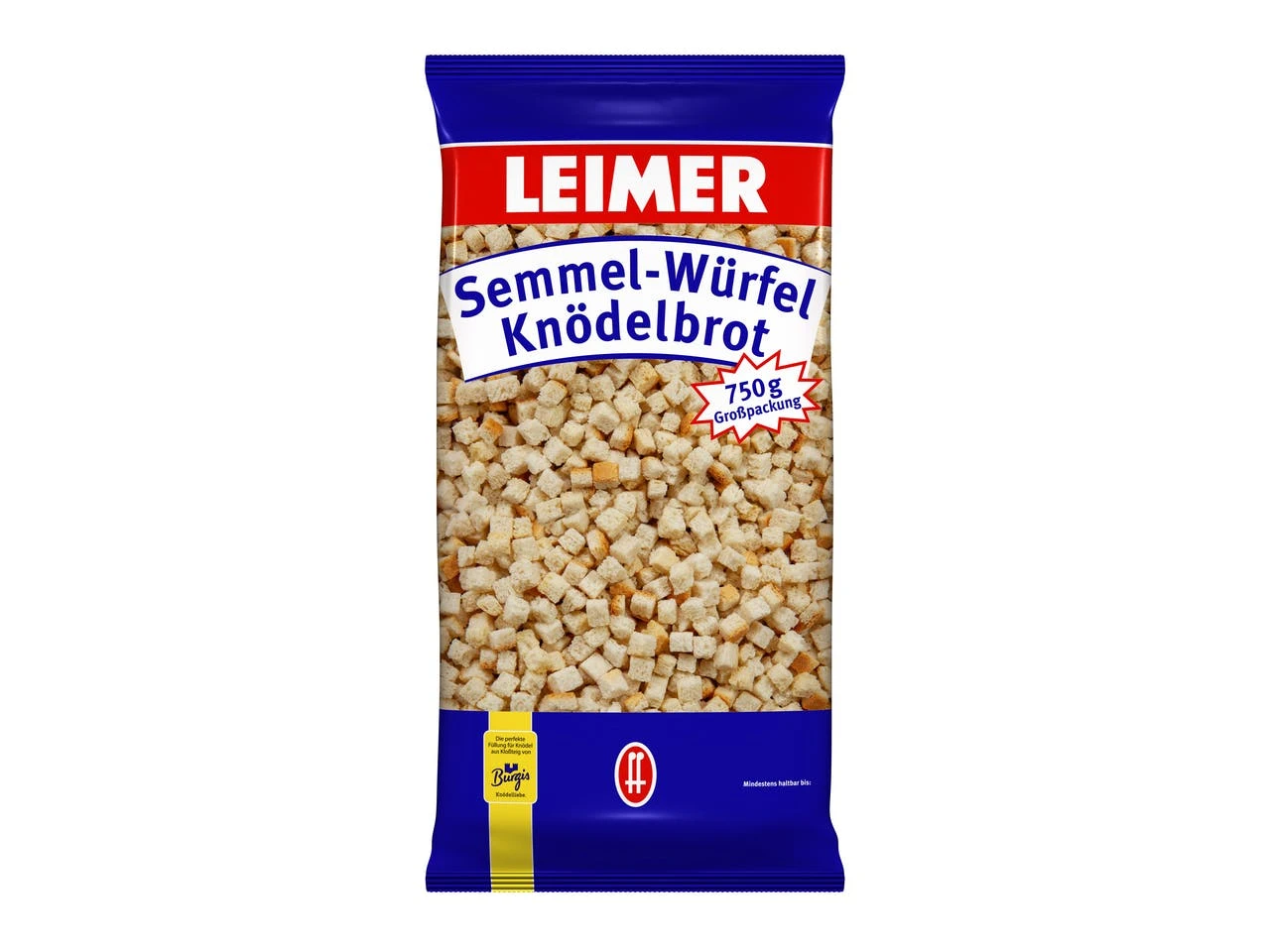 Leimer Semmelwürfel Knödelbrot Laktosefrei Vegan (750 G) 3 Leimer Semmelwürfel Knödelbrot Laktosefrei Vegan (750 G)