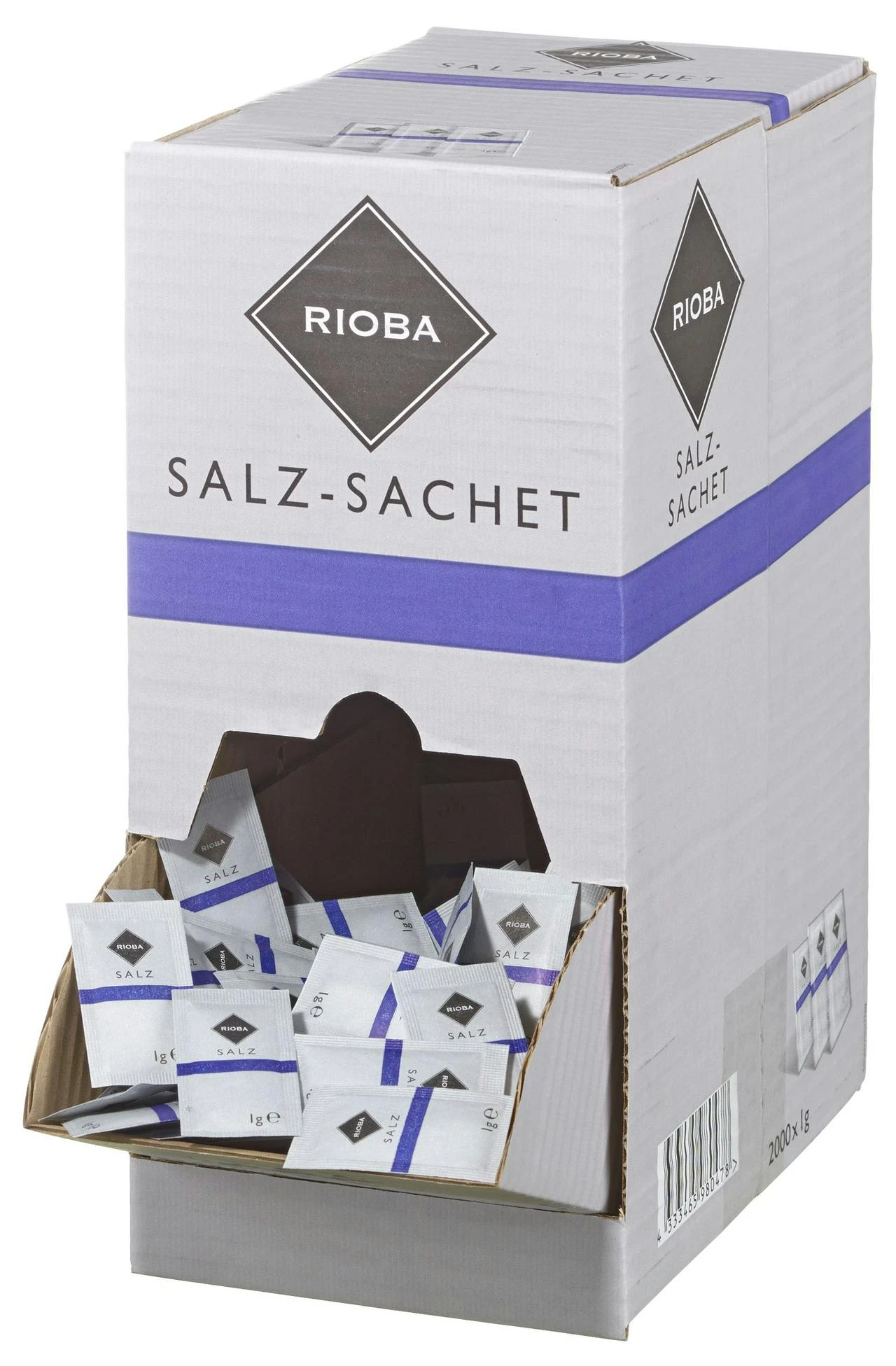Rioba Salz Sachet 2000 Portionen X 1g (2kg) 4 Rioba Salz Sachet 2000 Portionen X 1g (2kg) – Bild 2