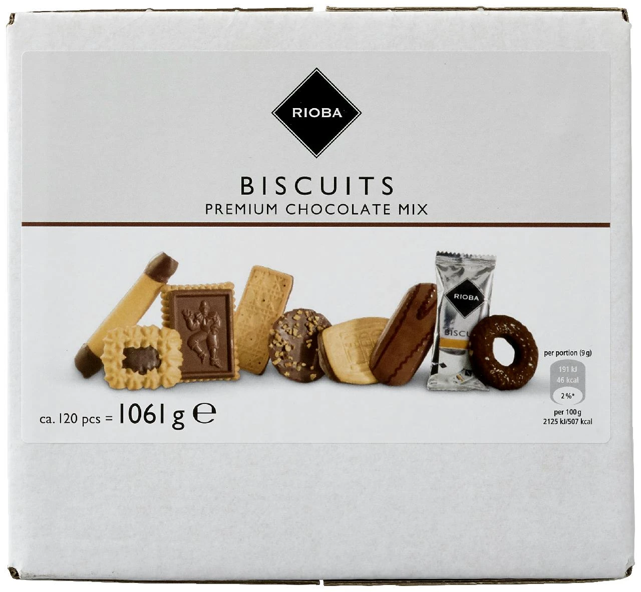 Rioba Kekse Premium Cookie Mischung 144 Portionen (1,1 Kg) 4 Rioba Kekse Premium Cookie Mischung 144 Portionen (1,1 Kg) – Bild 2