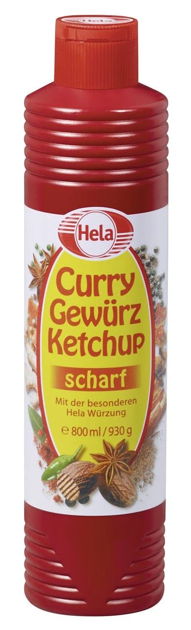 Hela Curry Gewürz Ketchup (800 Ml) 6 Hela Curry Gewürz Ketchup (800 Ml) – Bild 4