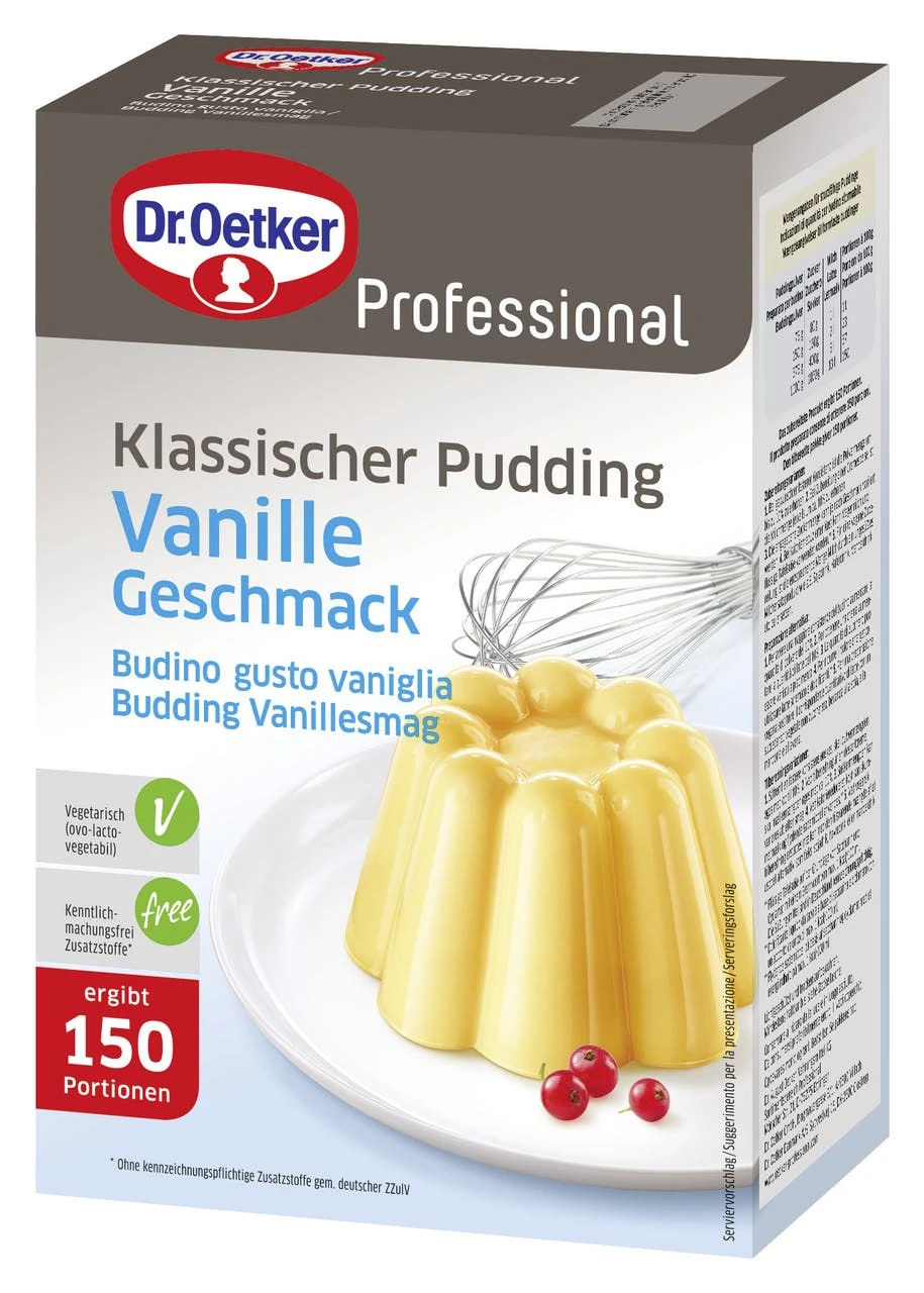 Dr. Oetker Professional Puddingpulver Vanille (1 Kg) 6 Dr. Oetker Professional Puddingpulver Vanille (1 Kg) – Bild 4