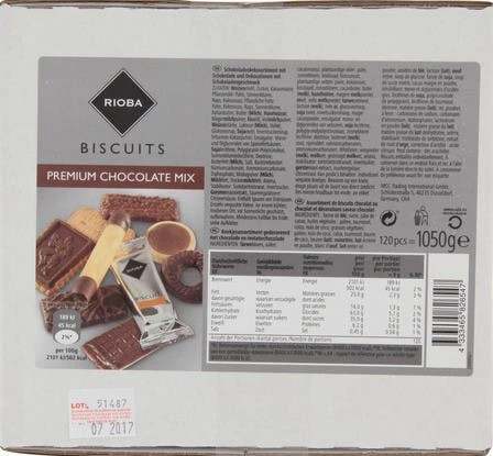 Rioba Kekse Premium Chocolate Mix 120 Portionen (1,08 Kg) 9 Rioba Kekse Premium Chocolate Mix 120 Portionen (1,08 Kg) – Bild 7