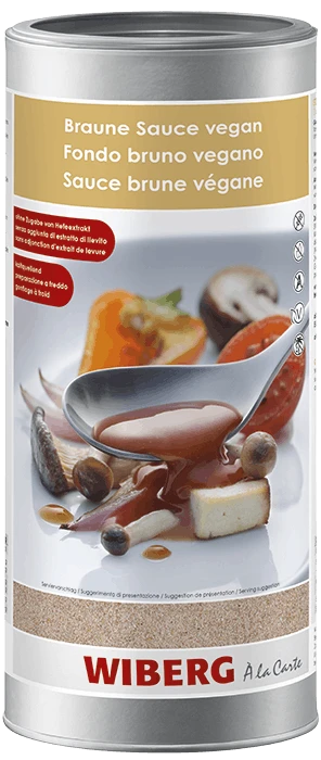WIBERG Braune Sauce Vegan Zutatenmischung (1600 Ml) 3 WIBERG Braune Sauce Vegan Zutatenmischung (1600 Ml)