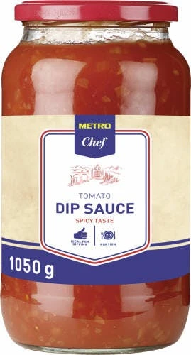 Metro Chef Dip Tomato Sauce Hot (1.05 Kg) 3 Metro Chef Dip Tomato Sauce Hot (1.05 Kg)