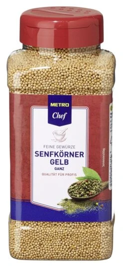 METRO Chef Senfkörner Gelb Ganz (1,33 Kg) -Knorr Store bc14b128 2e2d 47cb 9911 e32f63380e25 1