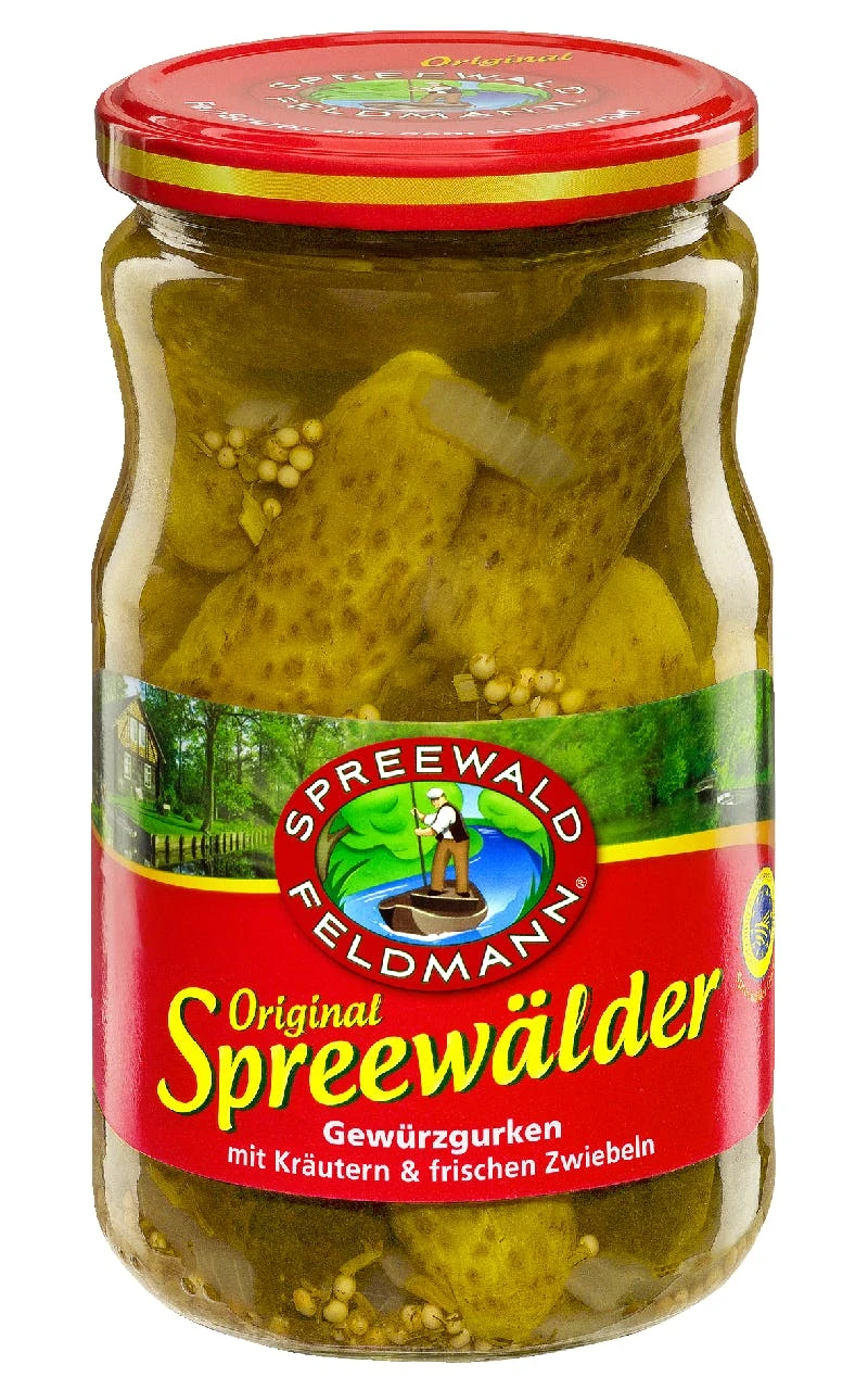 Spreewald Feldmann Gewürzgurken (670 G) 3 Spreewald Feldmann Gewürzgurken (670 G)