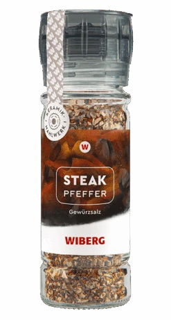 WIBERG Gewürzmühle Steak Pfeffer Gewürzsalz (70 G)