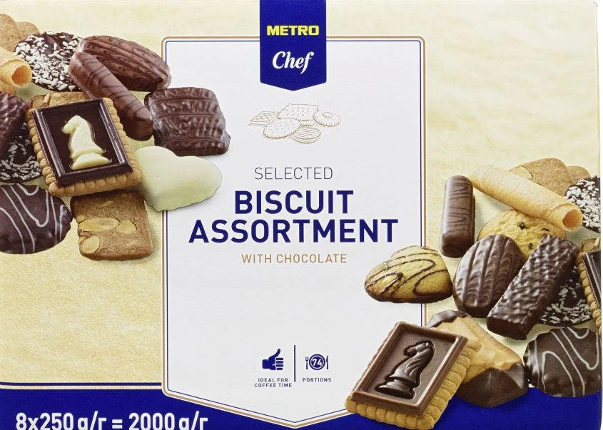 Metro Chef Kekse Gebäckmischung Mit Schokolade 8 X 250 G (2 Kg) 9 Metro Chef Kekse Gebäckmischung Mit Schokolade 8 X 250 G (2 Kg) – Bild 7