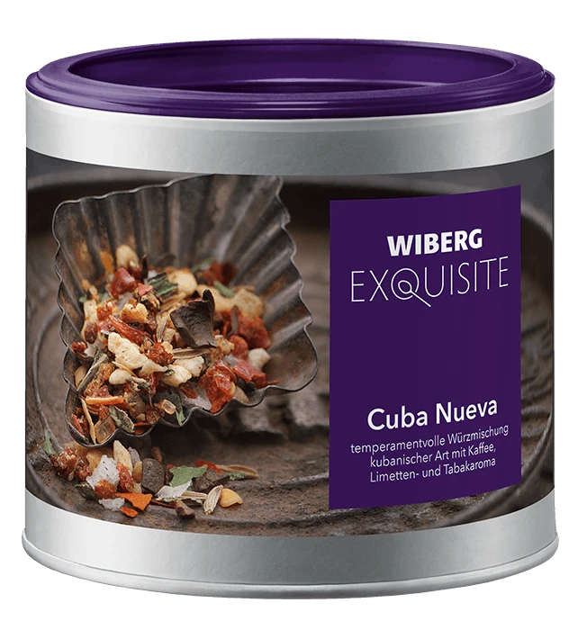 WIBERG Exquisite Cuba Nueva, Temperamentvolle Würzmischung Kubanischer Art Mit Kaffee, Limetten- Und Tabakaroma (210g) 3 WIBERG Exquisite Cuba Nueva, Temperamentvolle Würzmischung Kubanischer Art Mit Kaffee, Limetten- Und Tabakaroma (210g)