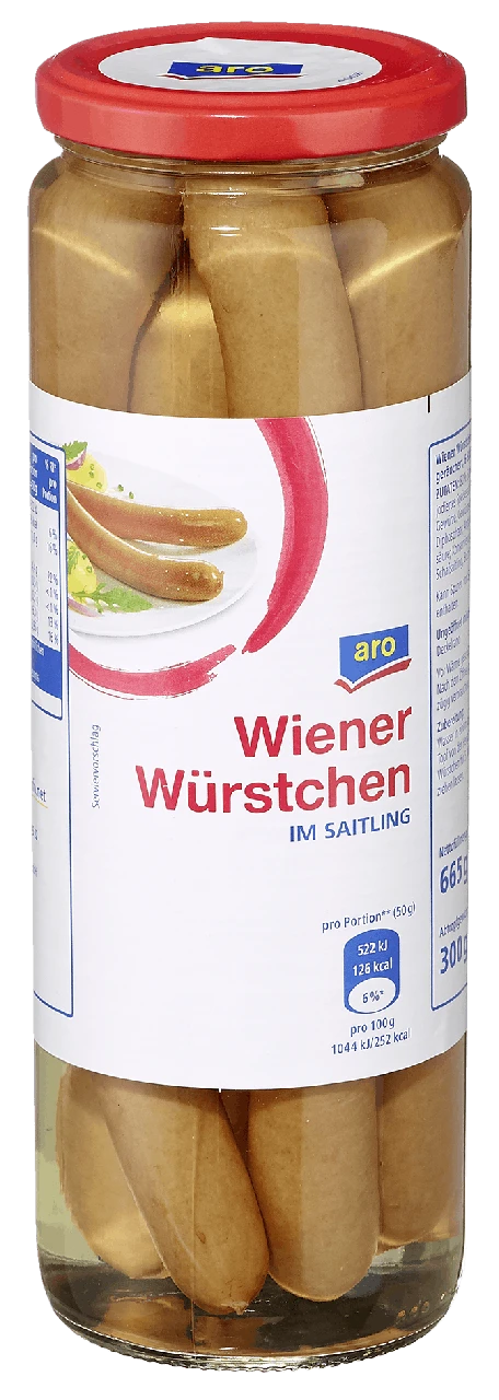 Aro Geflügelwürstchen Im Saitling 6 X Ca. 40 G (250 G) 7 Aro Geflügelwürstchen Im Saitling 6 X Ca. 40 G (250 G) – Bild 5