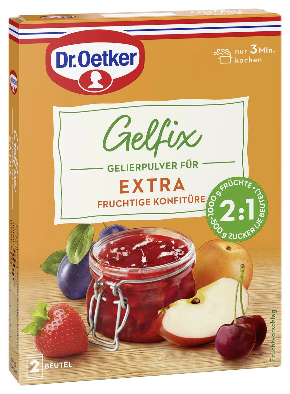 Dr. Oetker Gelfix Extra 2:1 Gelierpulver (50 G) 3 Dr. Oetker Gelfix Extra 2:1 Gelierpulver (50 G)