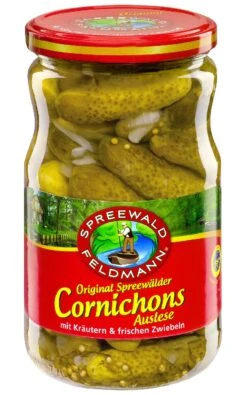 Spreewald-Feldmann Cornichons Mit Kräutern & Frischen Zwiebeln (2,45 Kg) 12 Spreewald-Feldmann Cornichons Mit Kräutern & Frischen Zwiebeln (2,45 Kg) -Knorr Store fe132966 6459 4b1c 83a4 aee831c1868d 1
